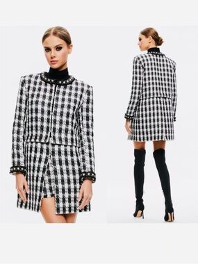 NWT Alice + Olivia Two Fer coat MEDIUM
